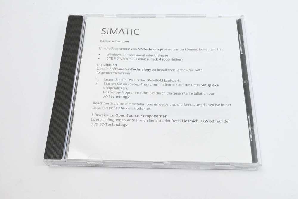 Siemens Software Bundle A5E03607076-02 (A5E0 3607076-02)