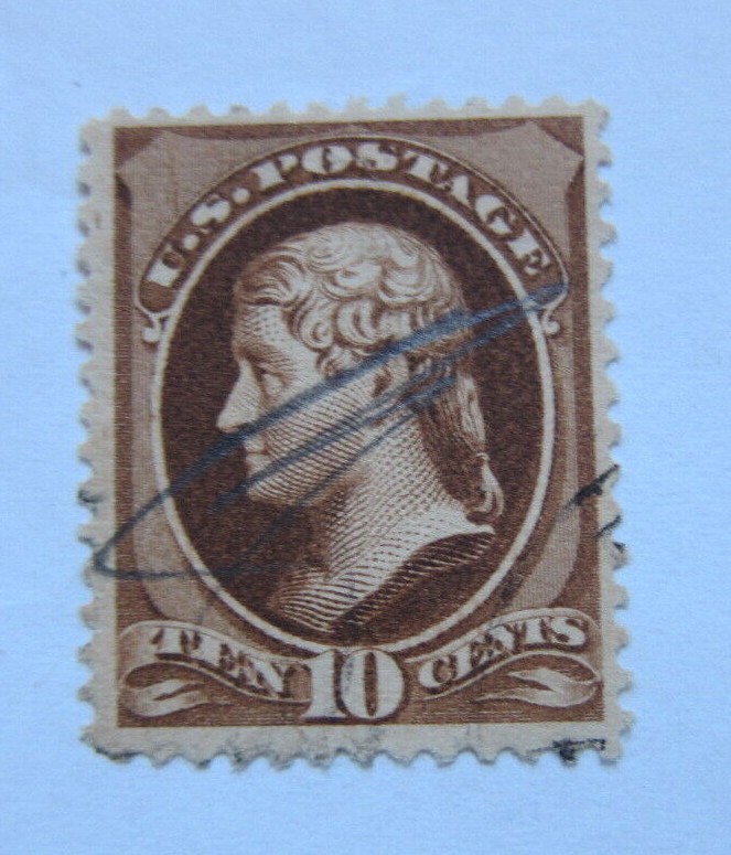 US, #209 Jefferson Bank Note 1881, used