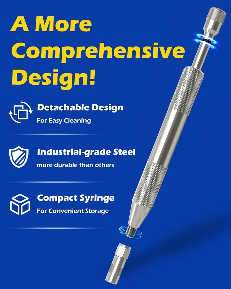 Grease Fitting Cleaning Tool Zerk Cleaner Hammer Flushing Old Dried...