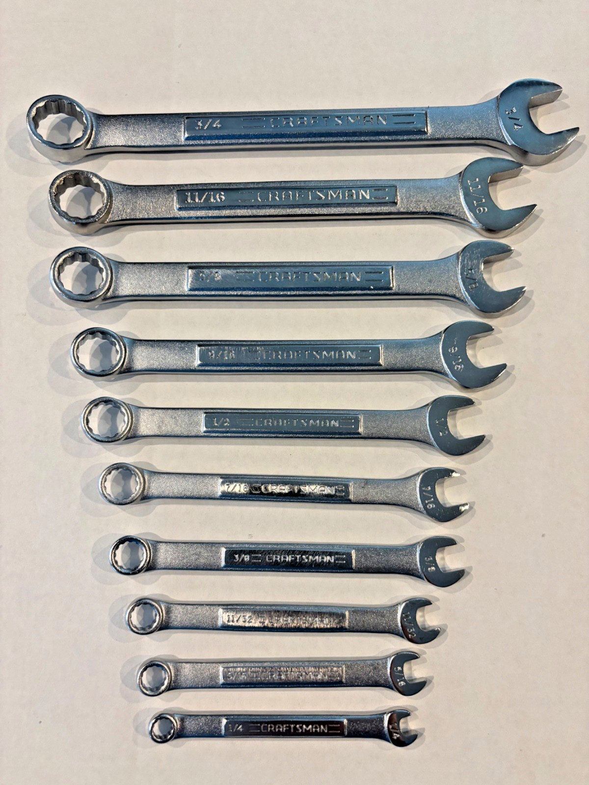 Craftsman combination wrench SAE or Metric(Pick a size)