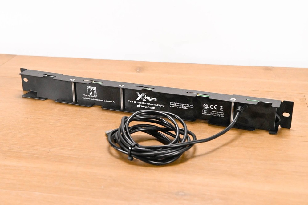 X-keys XKR-32 32-Key Programmable USB Rackmount Control Panel CG01NC2