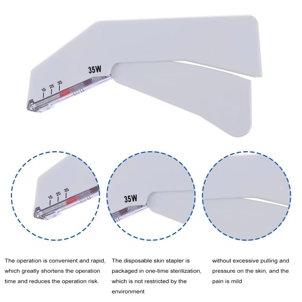 Medical Surgery Disposable Skin Stapler Stitching Machine Sterile Nail Puller