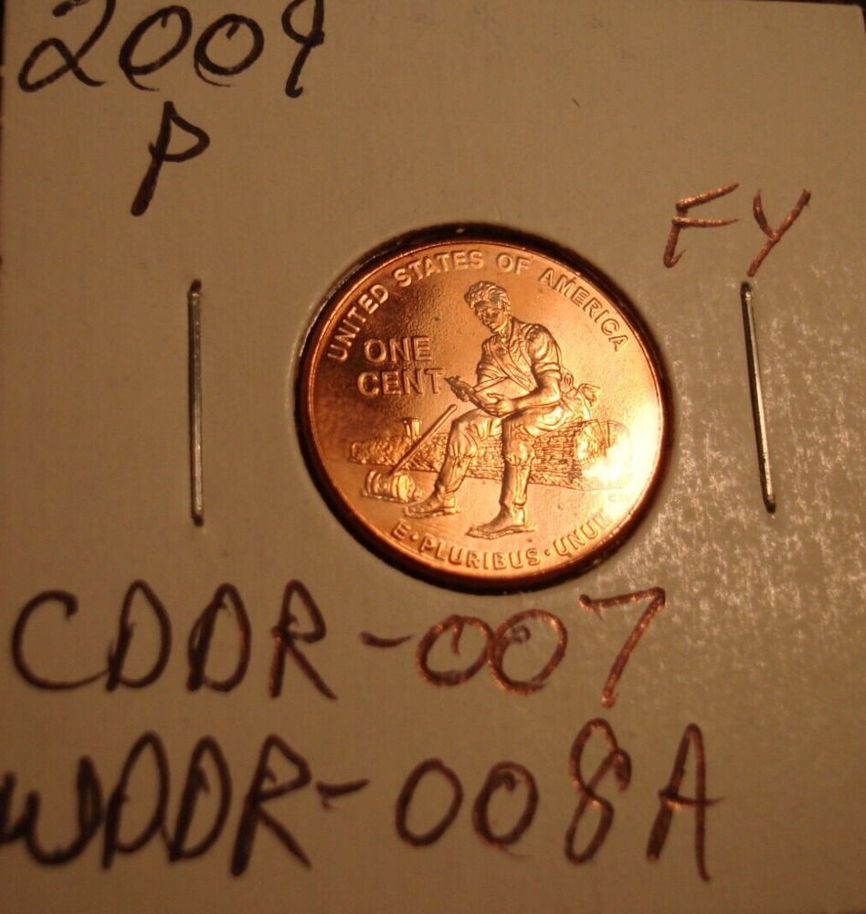 2009 P BU FY DOUBLED DIE REVERSE ERROR WDDR-008
