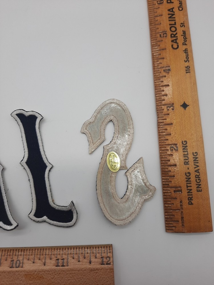 Greensboro Spells Generals Throwback ECHL Hockey Jersey Patch Letters