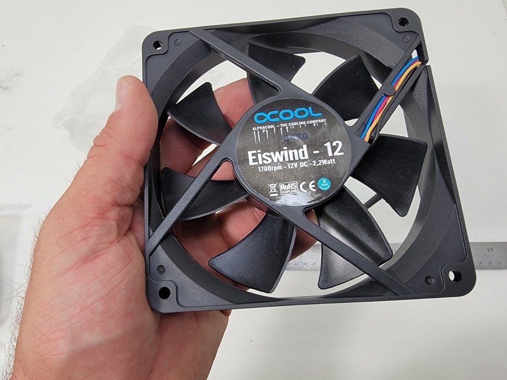 AlphaCool Eiswind - 12 - 1700rpm - 12V DC - 2,2 FAN