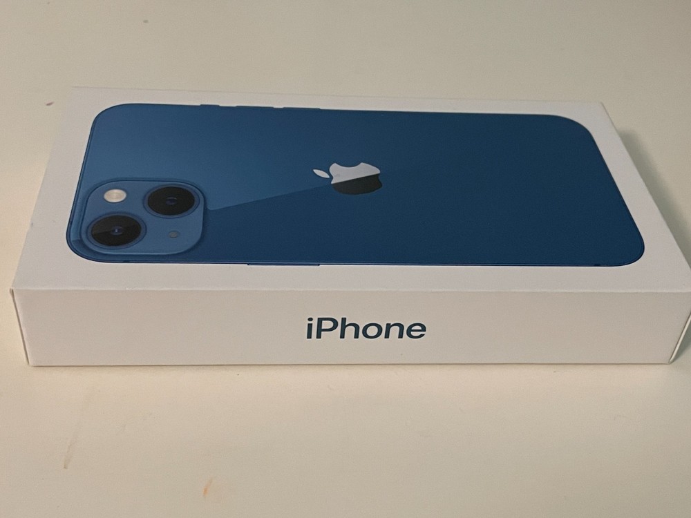 *Empty Box ONLY* Apple iPhone 13 Blue 128 GB