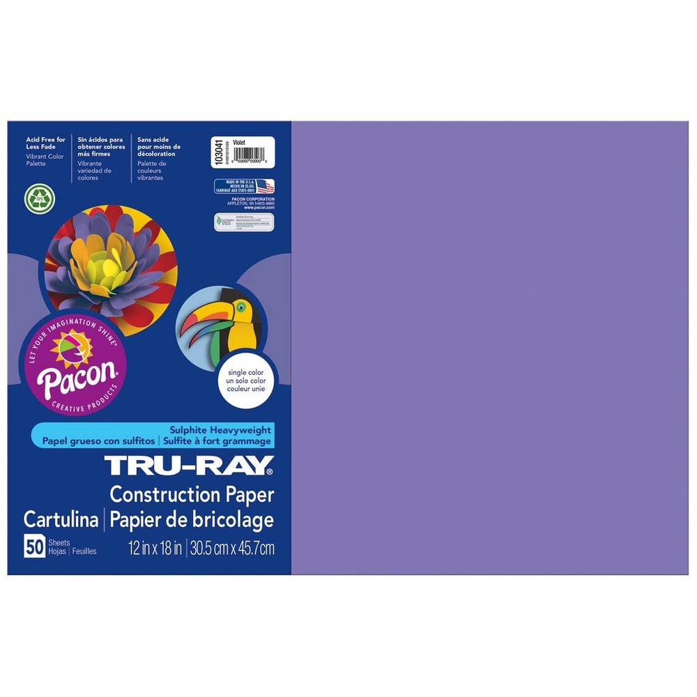Tru-Ray Construction Paper 12x18" Violet