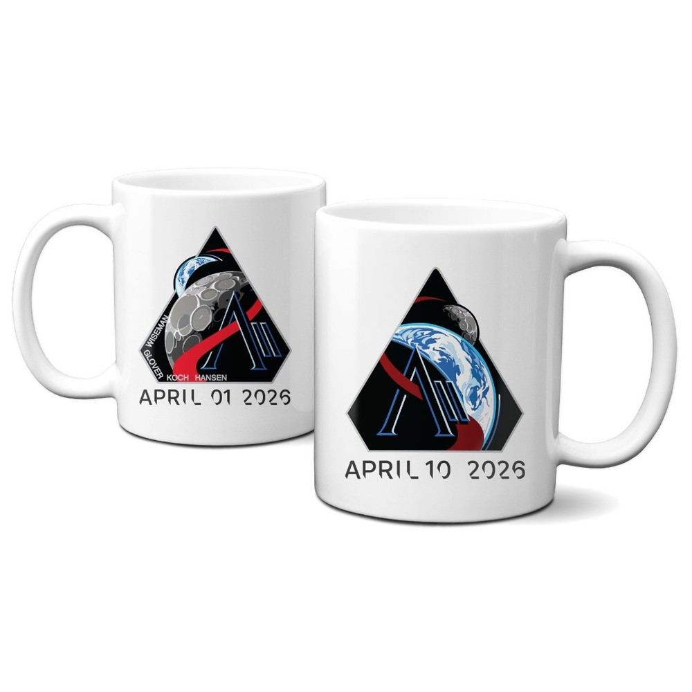 NASA Artemis 2 Lanch and Return Date 11oz Mug