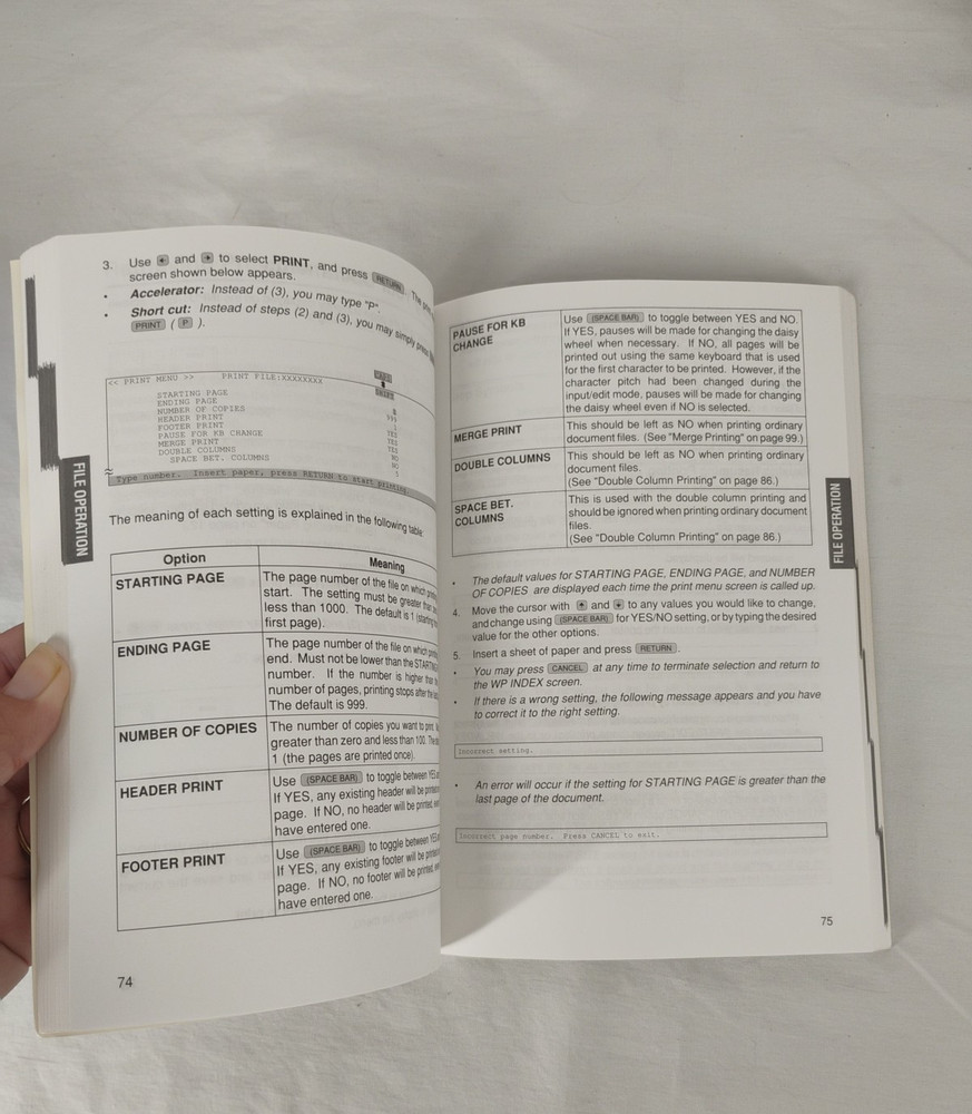 Brother WP-3400 Word Processor User's Guide (Manual Only )