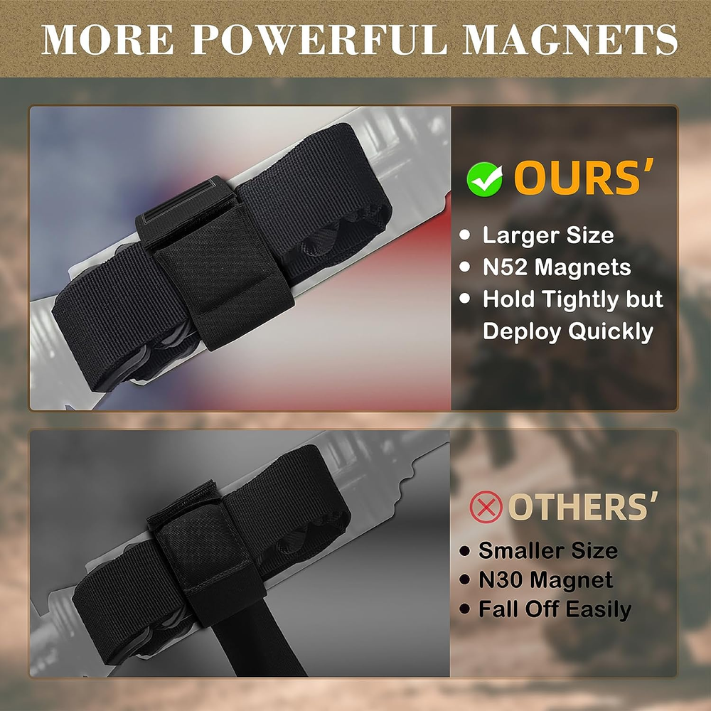 Sentry Strap with Larger-Sized Magnet Magnetic Rifle Sling Strap Adjustable