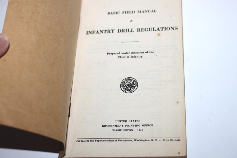 Basic Field Manual and Infantry Drill Regulations (1941)