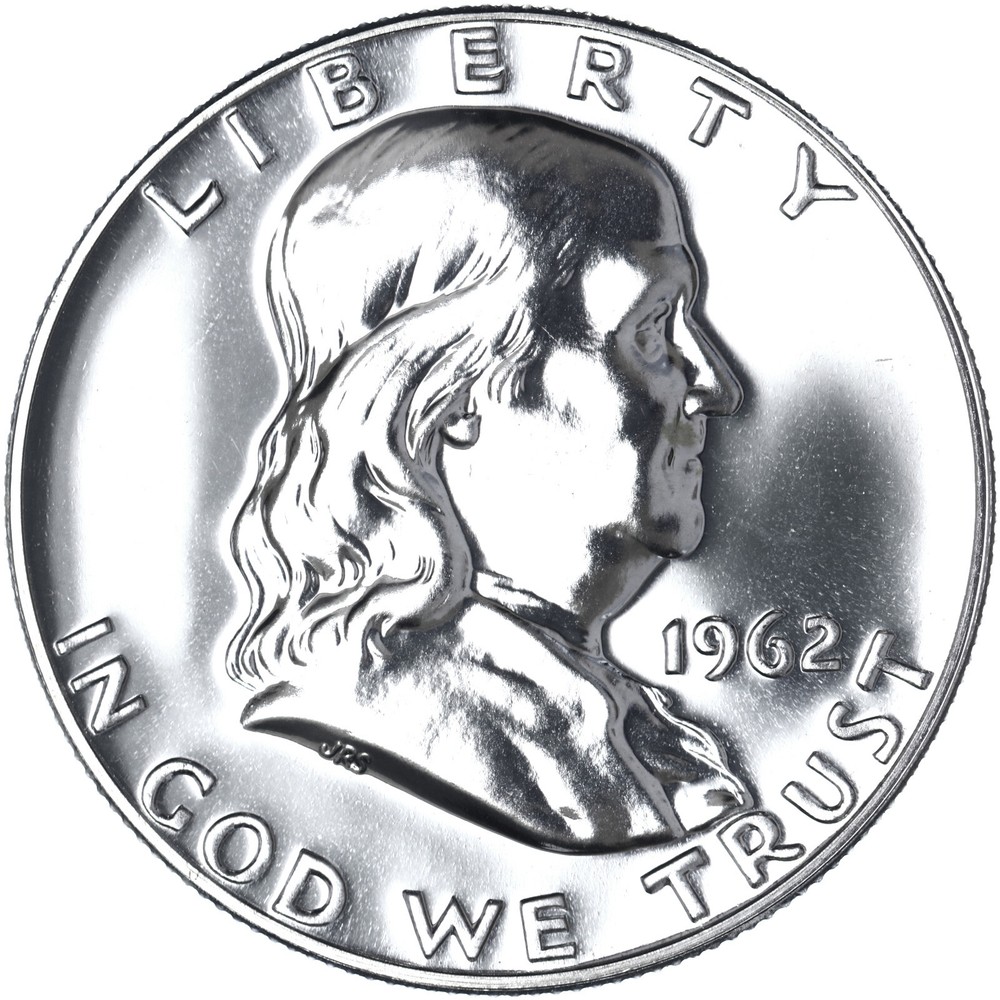 1962 (P) Franklin Half Dollar Gem Proof 90% Silver