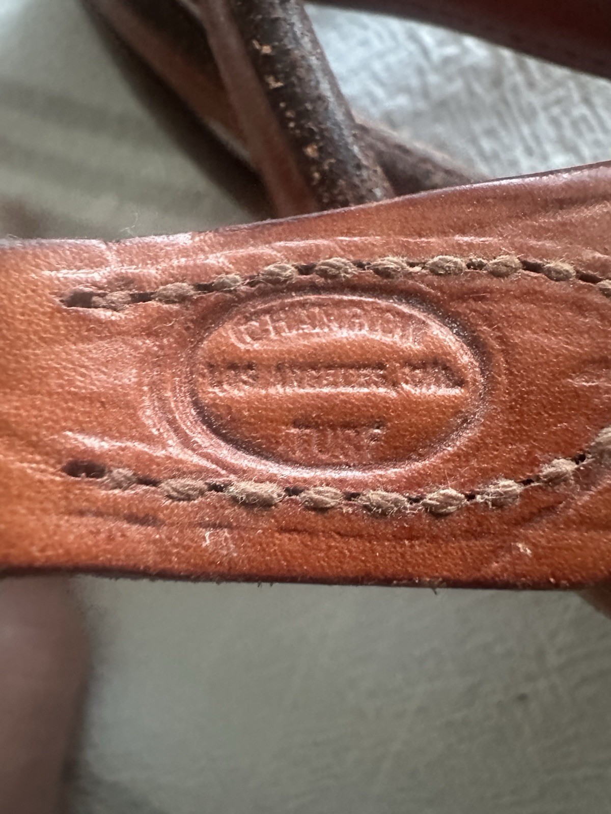 Vintage Champion Turf & Reins, Bridle leather Southwestern Style Silver Accent