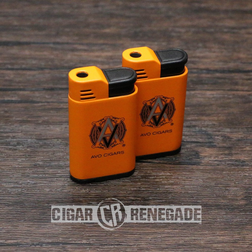 Avo Single Flame Adjustable Refillable Cigar Torch Lighter - 2 Pk