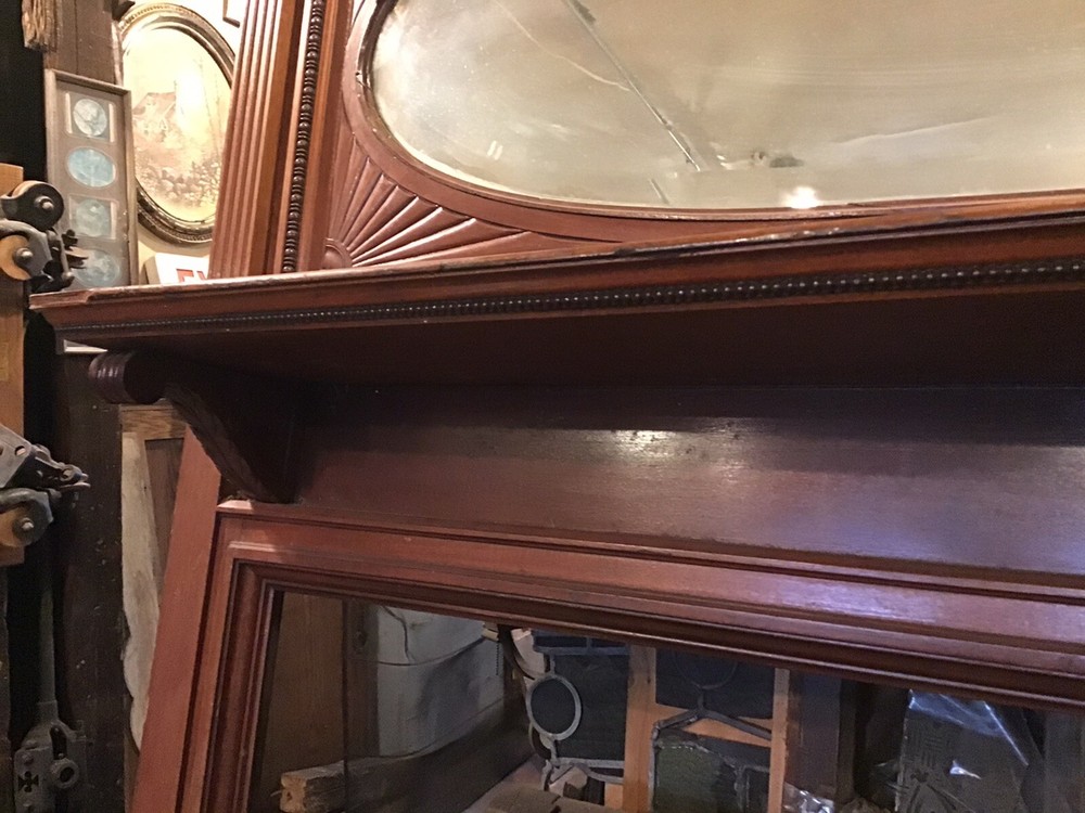 fireplace mantle
