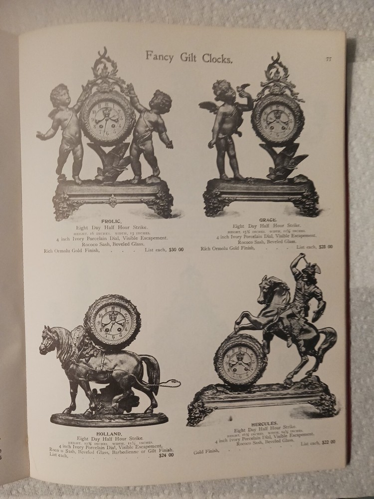 1901 To 1902 William L Gilbert Clock Co