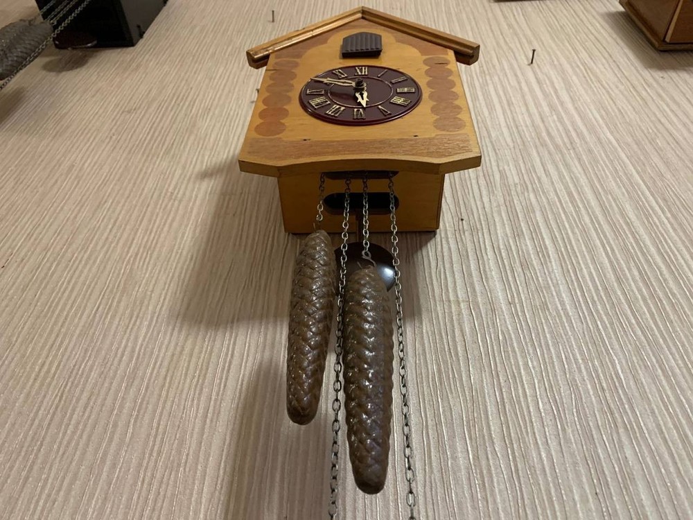 Soviet Vintage Cuckoo clock, USSR clock, Soviet working clock, Working cuckoo