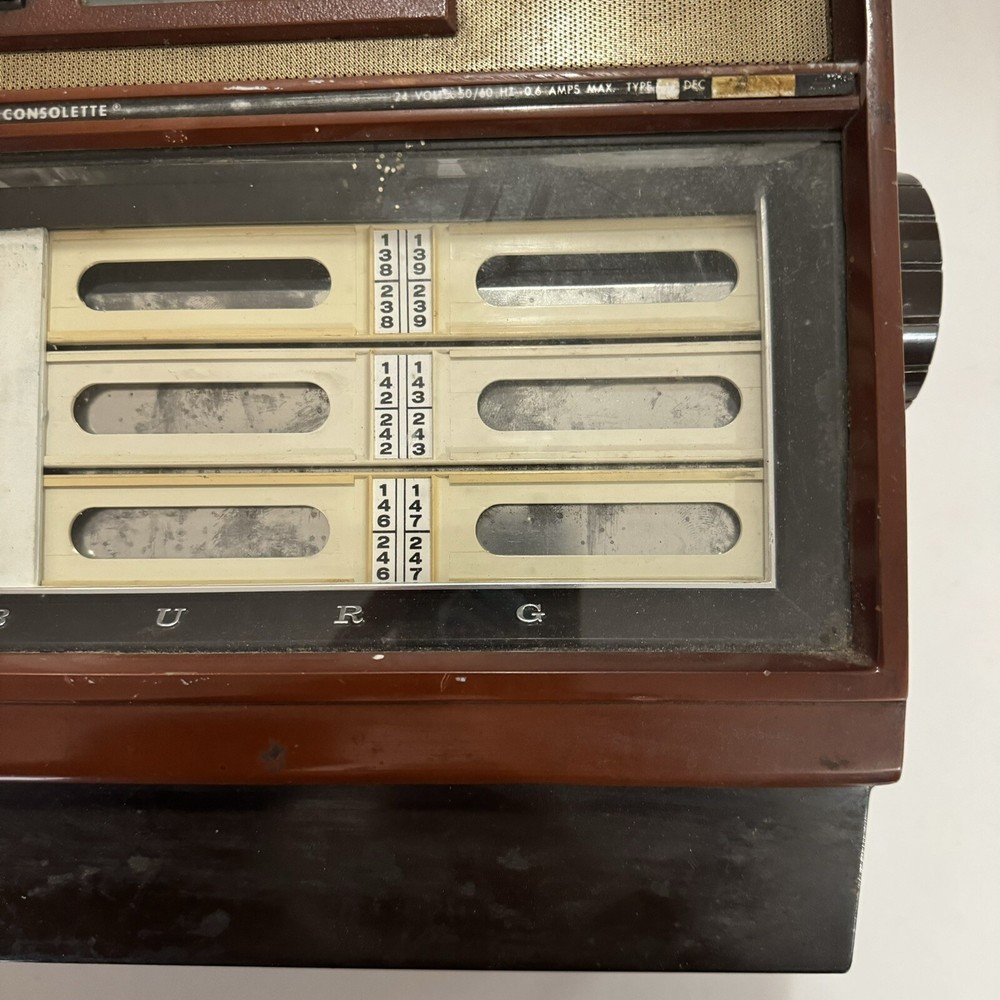 Vintage Seeburg Jukebox Untested