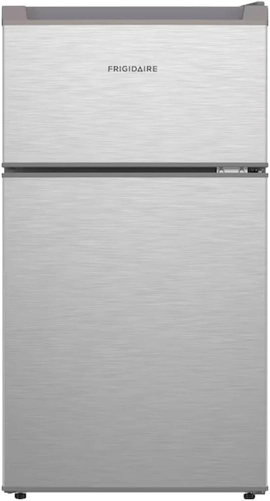 Frigidaire Mini Refrigerator 3.2 Cu Ft Full-Size Separate Freezer (Silver)