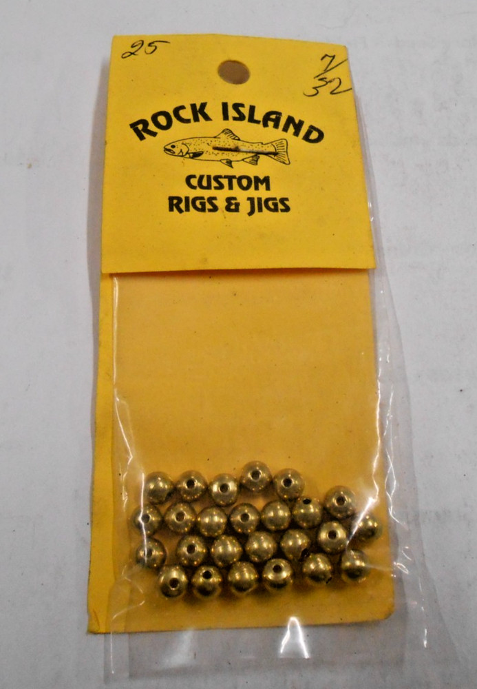 Rock Island Solid Brass Beads