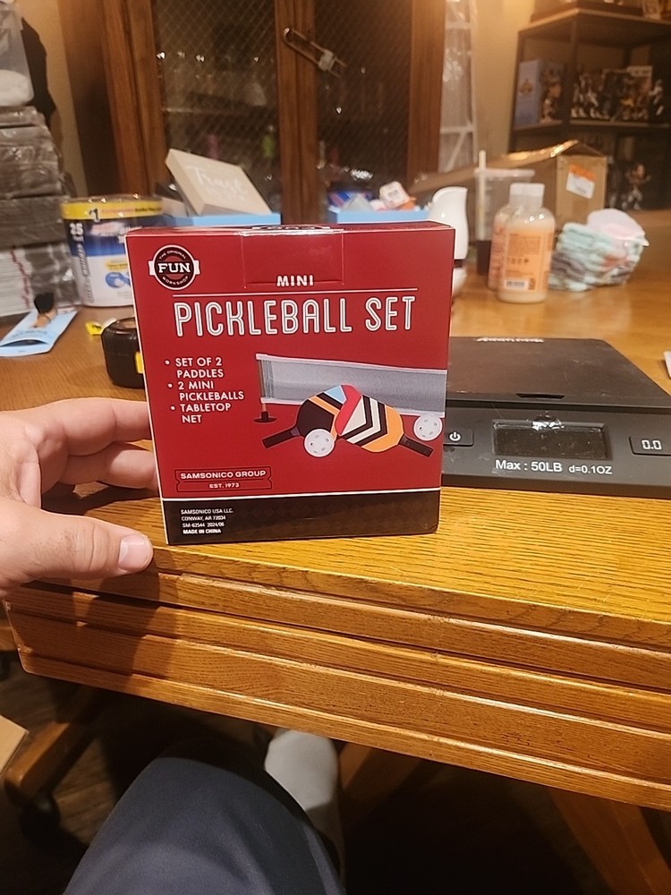 Mini Pickleball Table Top Set. New SEALED