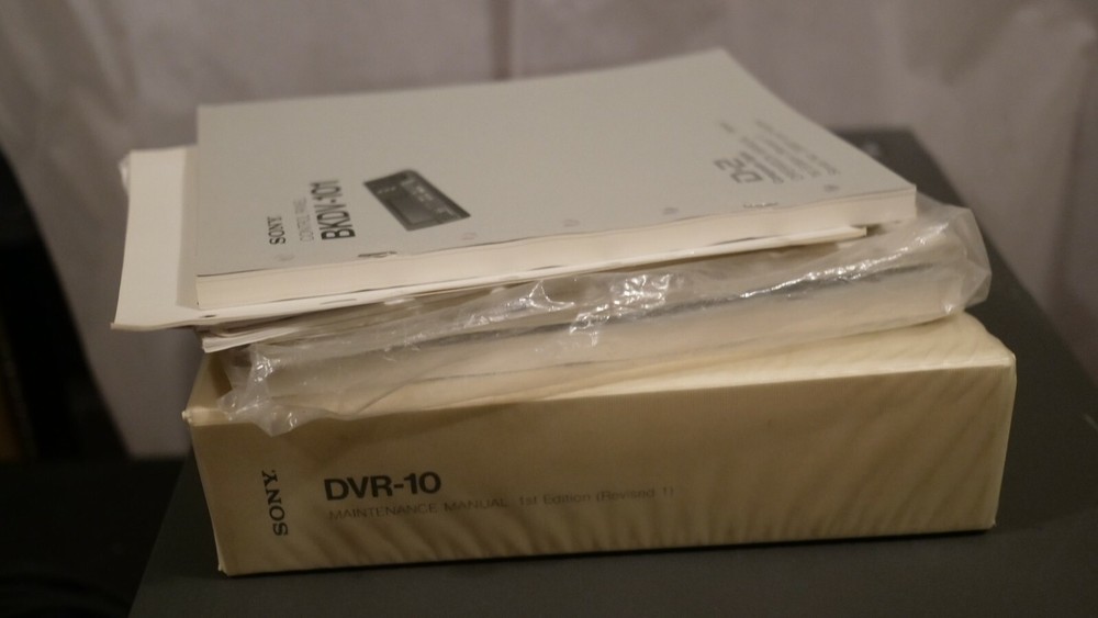 Sony DVR-10 D2 Composite Recorder (partially tested, needs set-up)