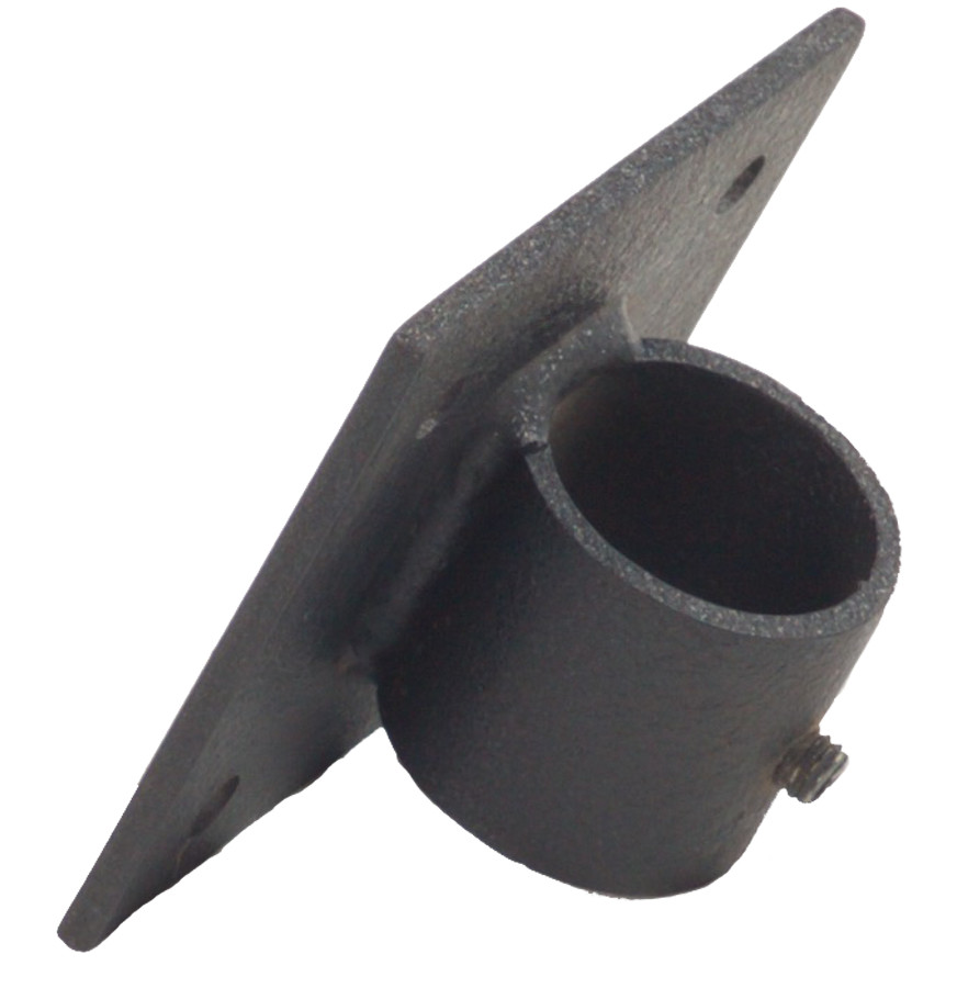 Side mount attachment for EZ Anchor easy Lawn Anchor system support pole