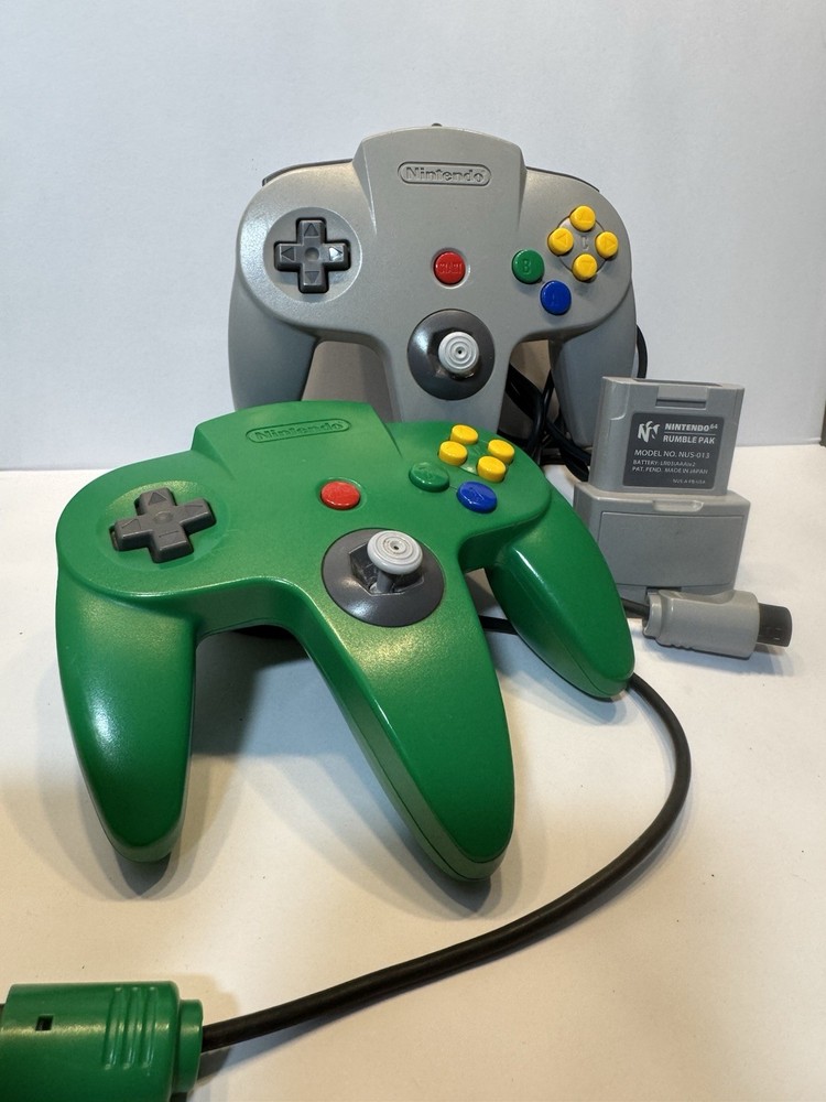 Nintendo 64 Star Wars Action/Adventure Bundle with Controllers & Rumble Pak