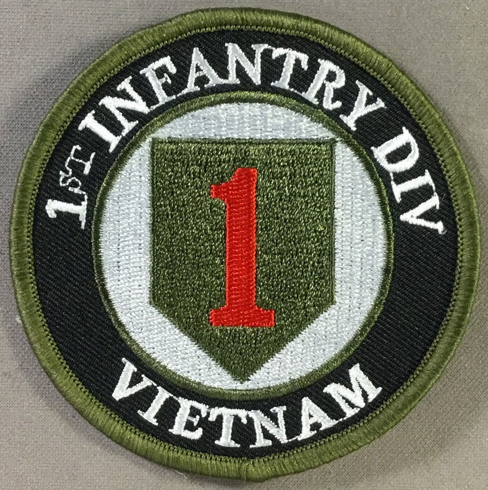 Army 1st Infantry Division Vietnam Licensed patch