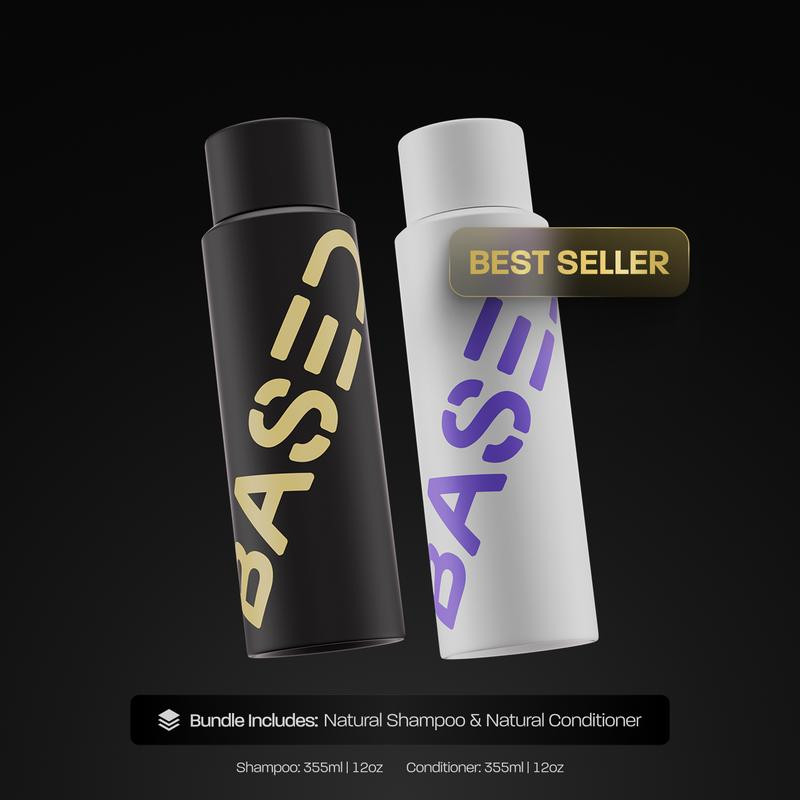 BASED Shower Duo | Shampoo + Conditioner | Deep Clean, Hydrates, Soothes Scalp,