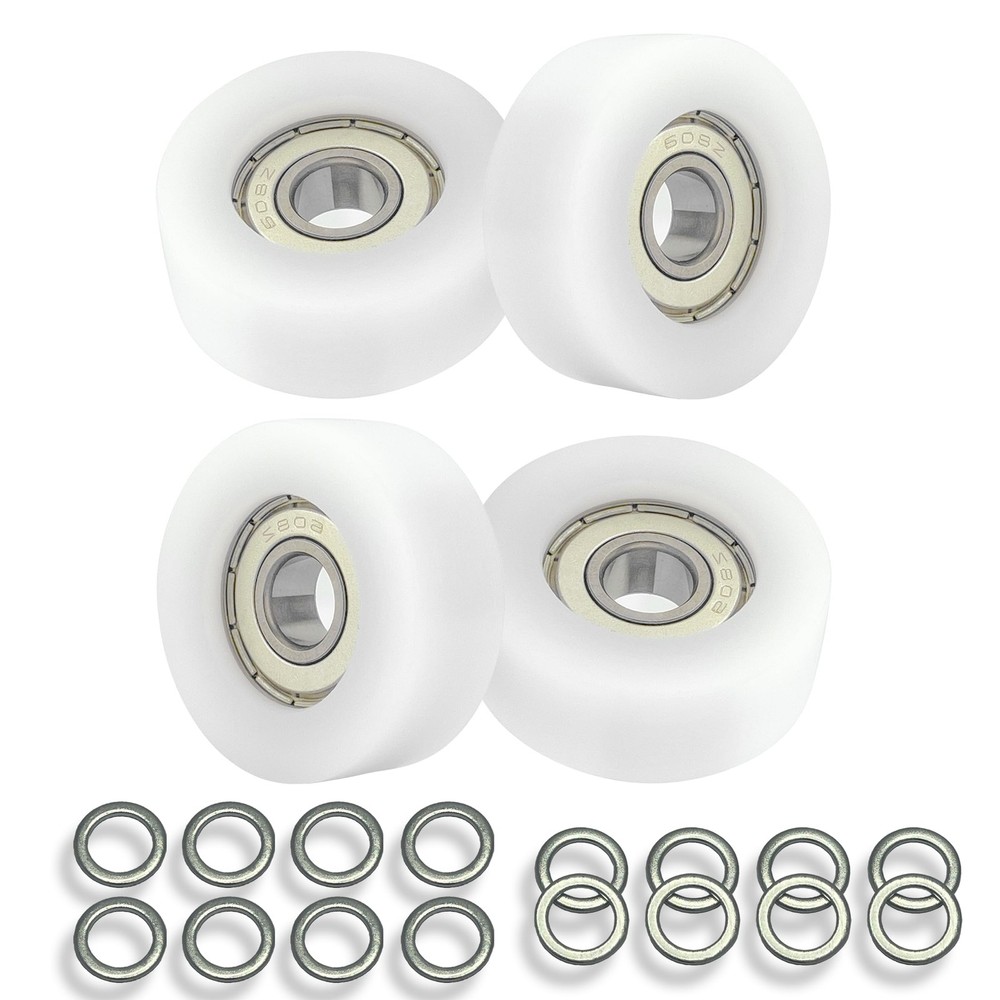 Upgraded Machined Wheels/Rollers Compatible with Rowing Machine,Pilates Refor...