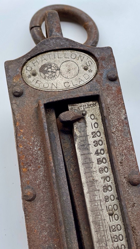 Vintage CHATILLON'S Iron Clad 200 lb Scale