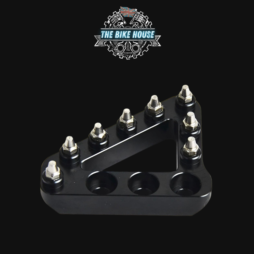 OVERSIZED ANODISED BLACK REAR BRAKE PEDAL TIP
