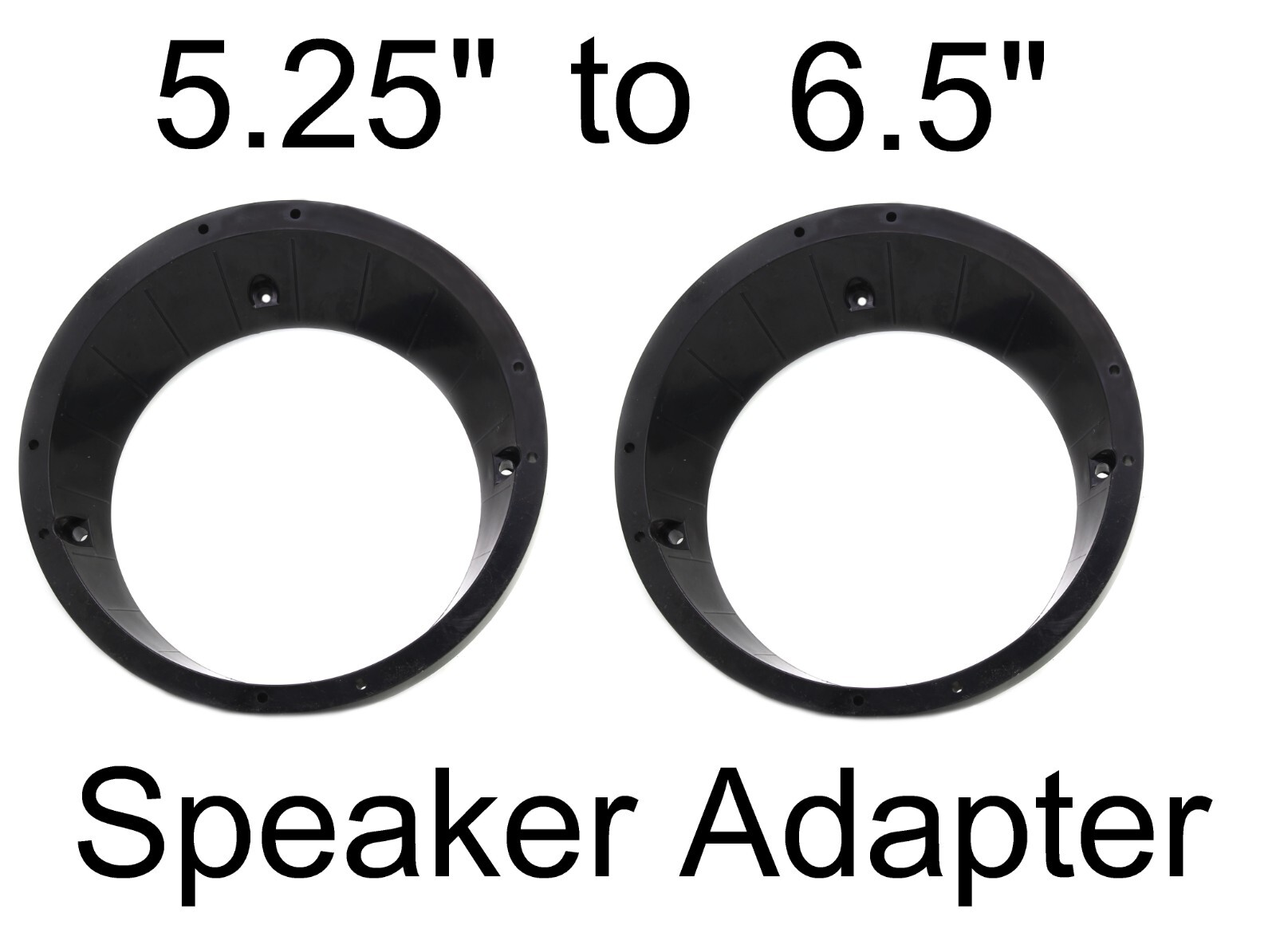 Speaker Adapters Rings 5.25"To6.5"For Harley Batwing FLHX FLHT Fairings96-13 2pk