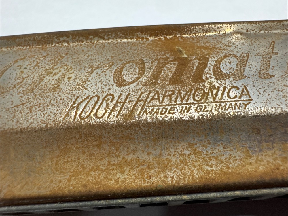 Vintage Koch Chromatic Harmonica Made In Germany