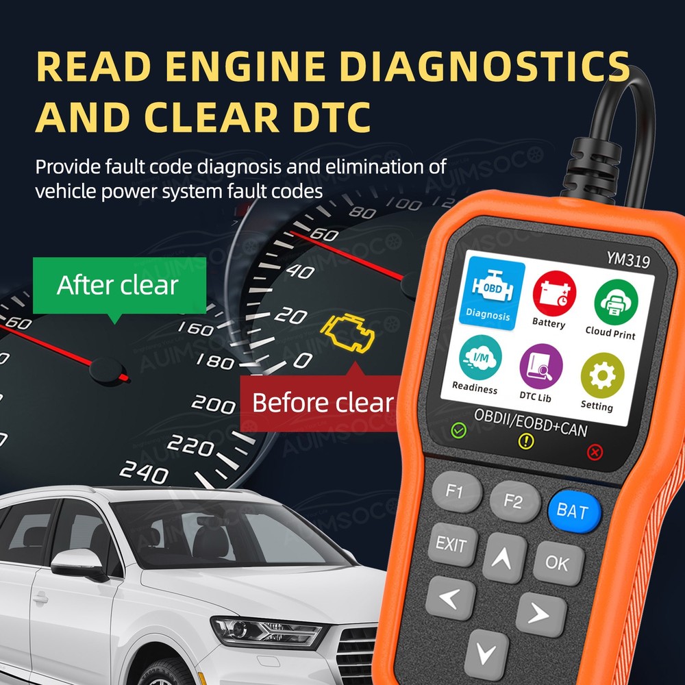 For Dodge Ram 1500 2500 3500 OBD2 Scanner Car Code Reader All System Diagnostic