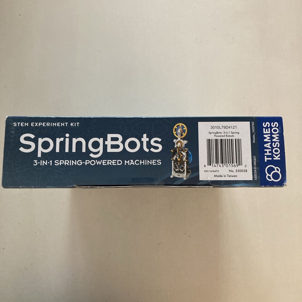 SpringBots 3-in-1 Spring-Powered Machines STEM Kit Ages 6+ Thames & Kosmos