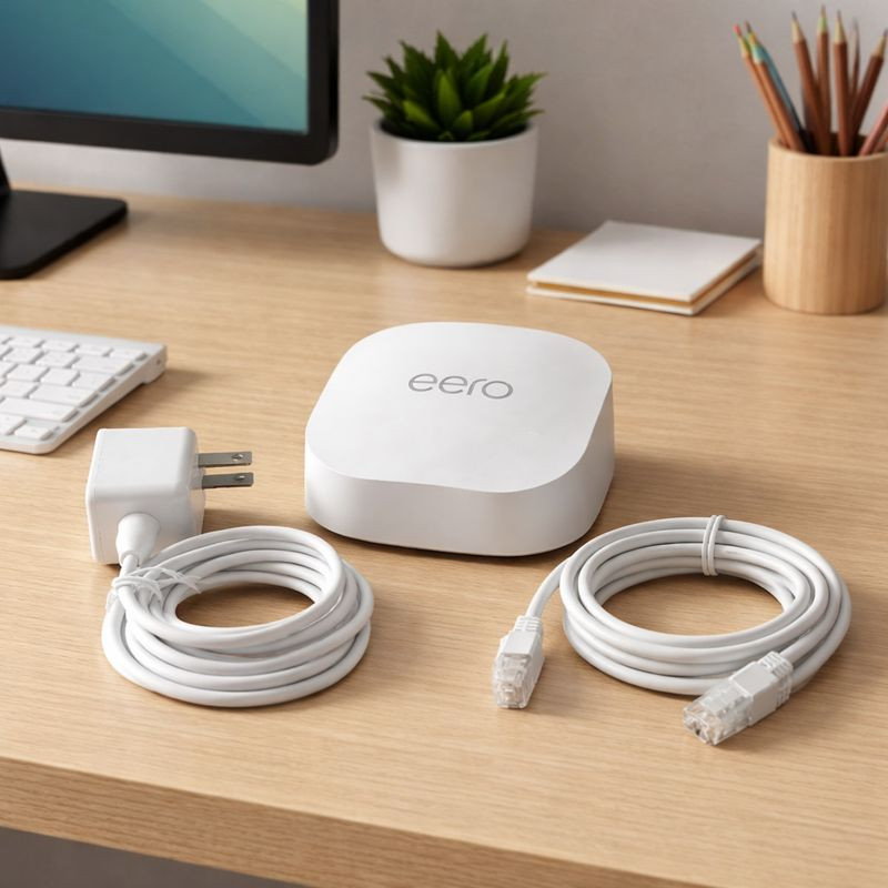 eero 6+ Plus mesh dual band wifi system Covers up to 6,000 sq. ft. (4-pack)