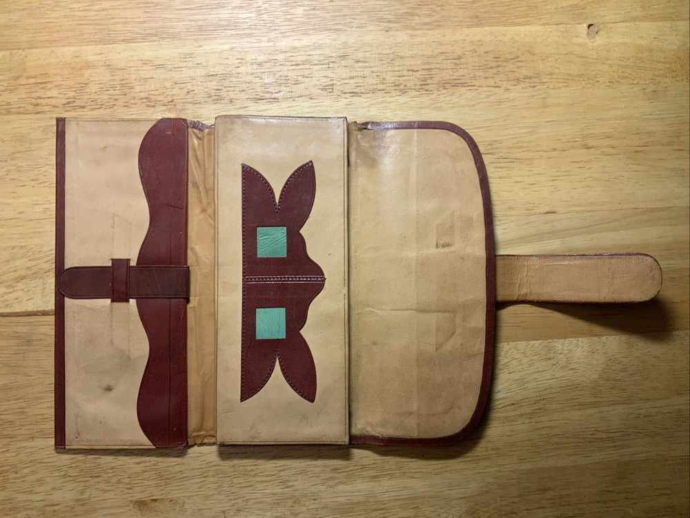 Civil War Ear Tri-fold Wallet, Soft Thin Leather, Multiple Compartments