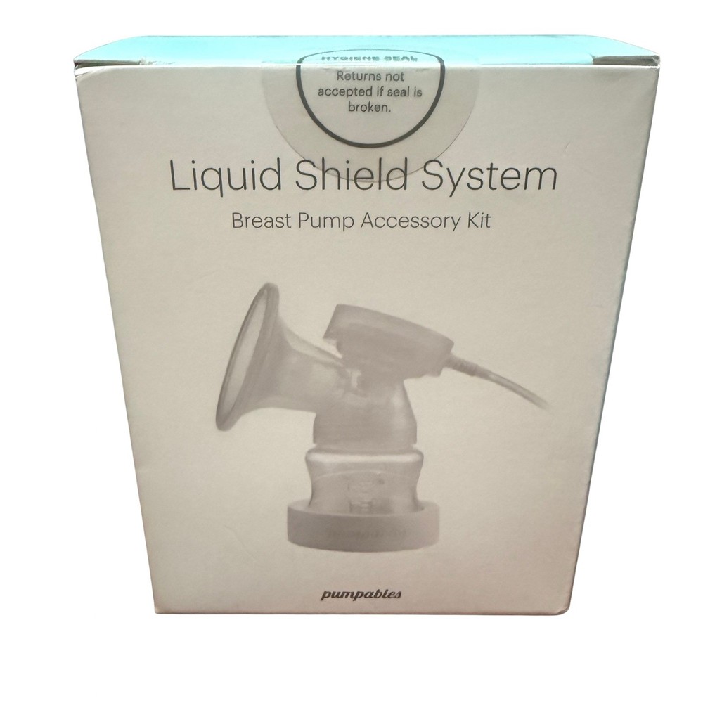 Pumpables Genie Advanced Portable Breast Pump + 2 Liquid Shield System Acc Kit