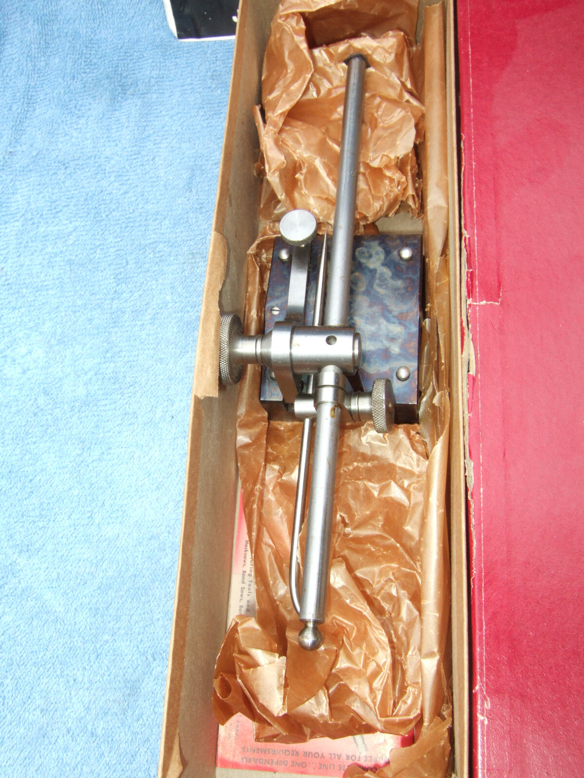 STARRETT SURFACE GAGE 257b OLD VINTAGE PRECISION INSPECTION TOOL GRINDER MILL #A