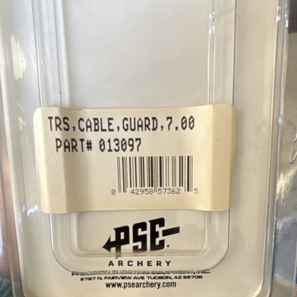 PSE Archery TRS Cable Guard 7.00 Black 013097 Archery Accessory