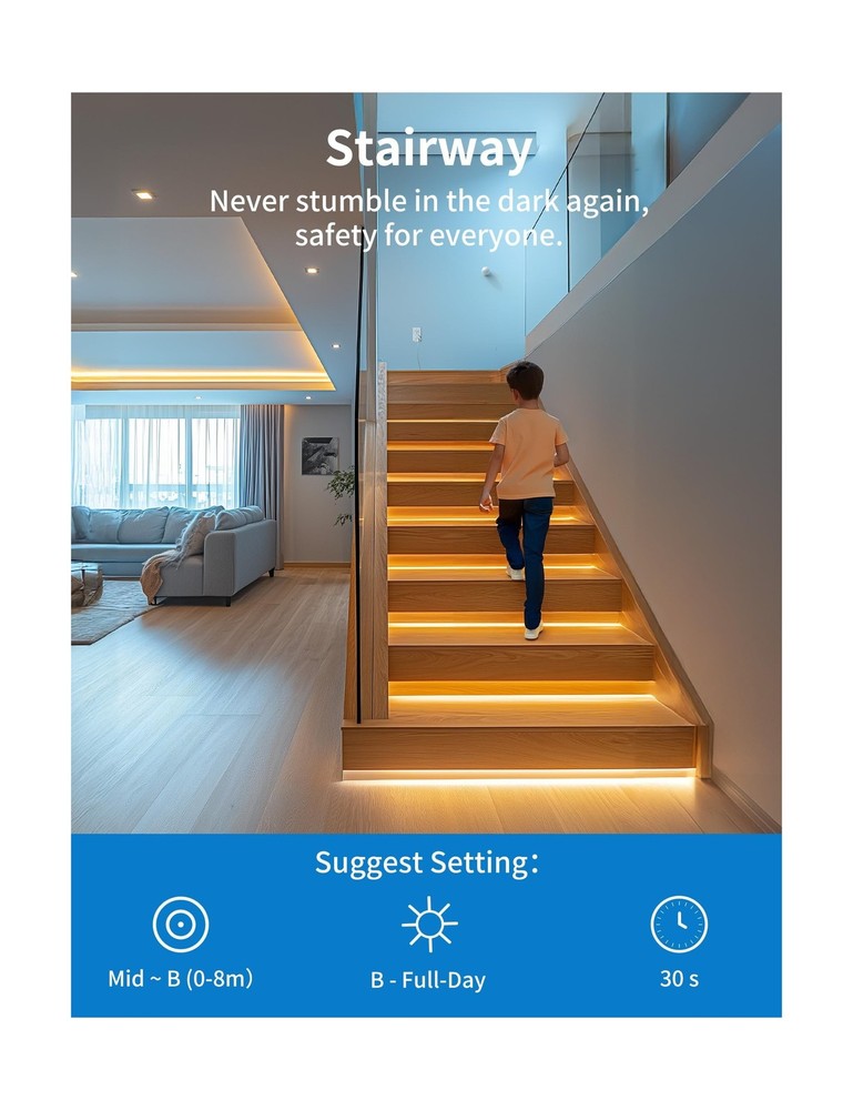 Wireless Motion Sensor Outlet with Timer, Plug-N-Play PIR Motion Ac... Fast Ship