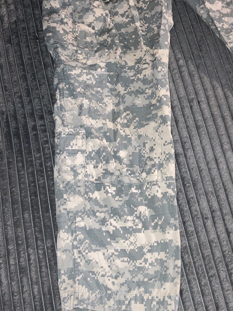 US Army Combat Uniform Trouser Cargo Pants ACU Camo Medium Regular (A)
