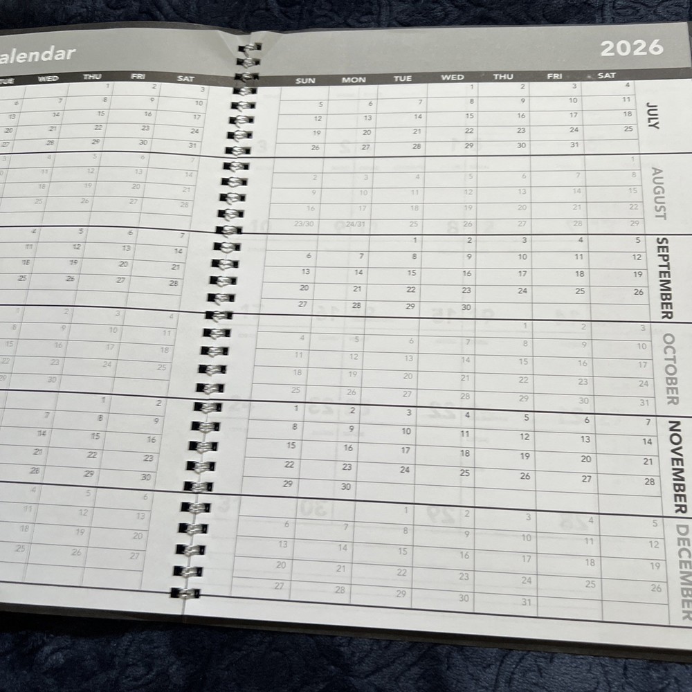 Sherwin-Williams 2026 Monthly Planner Blue