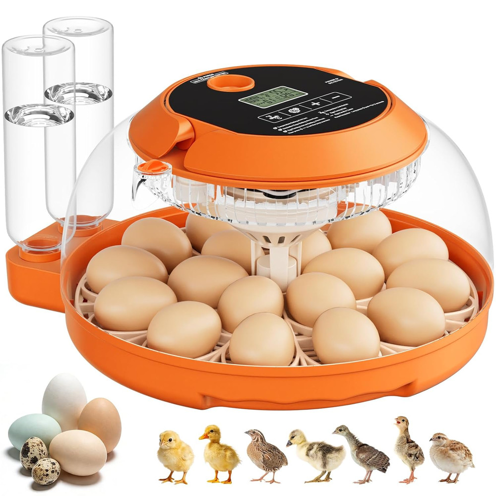 18 Egg Incubator Automatic Egg Turner & Humidity Control Hatching Chicken Duck