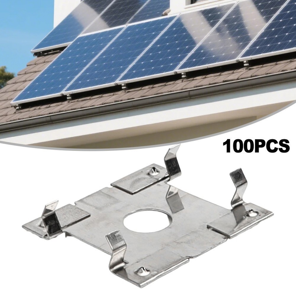 100pcs Solar Panel Grounding Washer for Rail Mounting System Conductive