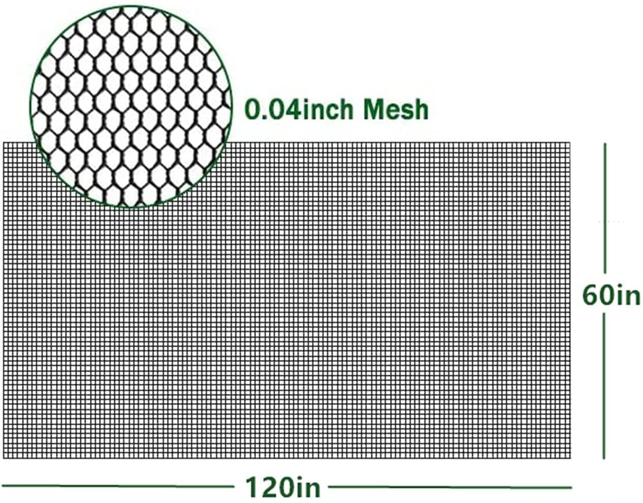 SJHmoo Mosquito Net Cloth Fabric, DIY Insect Pest Barrier Mesh Nets for Porch...