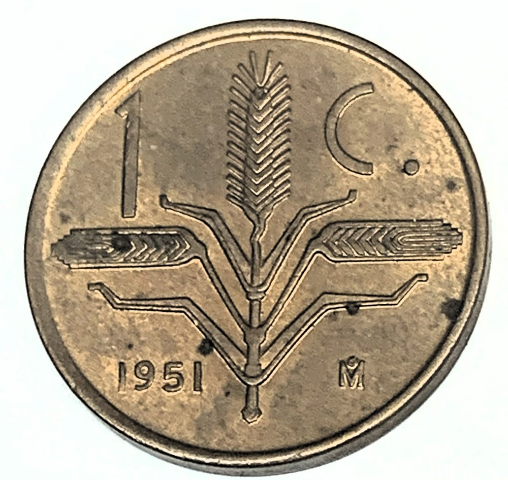 # C9727     MEXICO    COIN,     ONE CENTAVO   1951