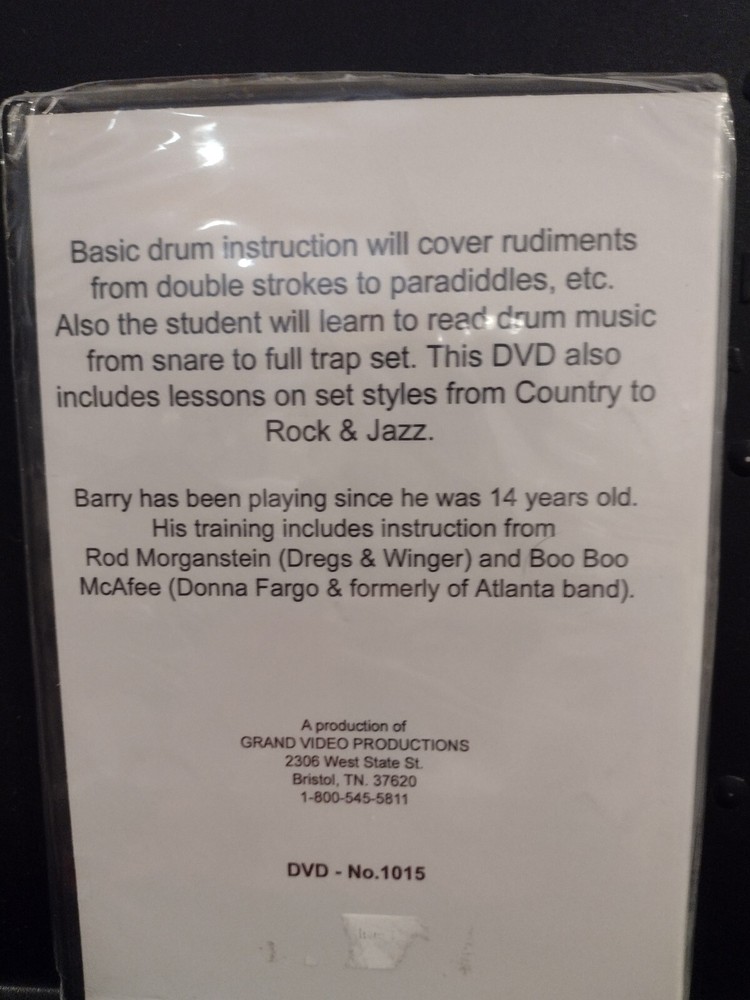 Basic Drum Instruction DVD: Learn The Basics of the Drums